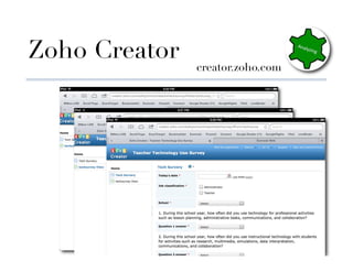 Zoho Creator
                  creator.zoho.com
 