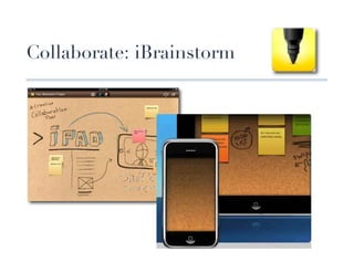 Collaborate: iBrainstorm
 