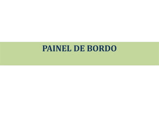 PAINEL DE BORDO
 