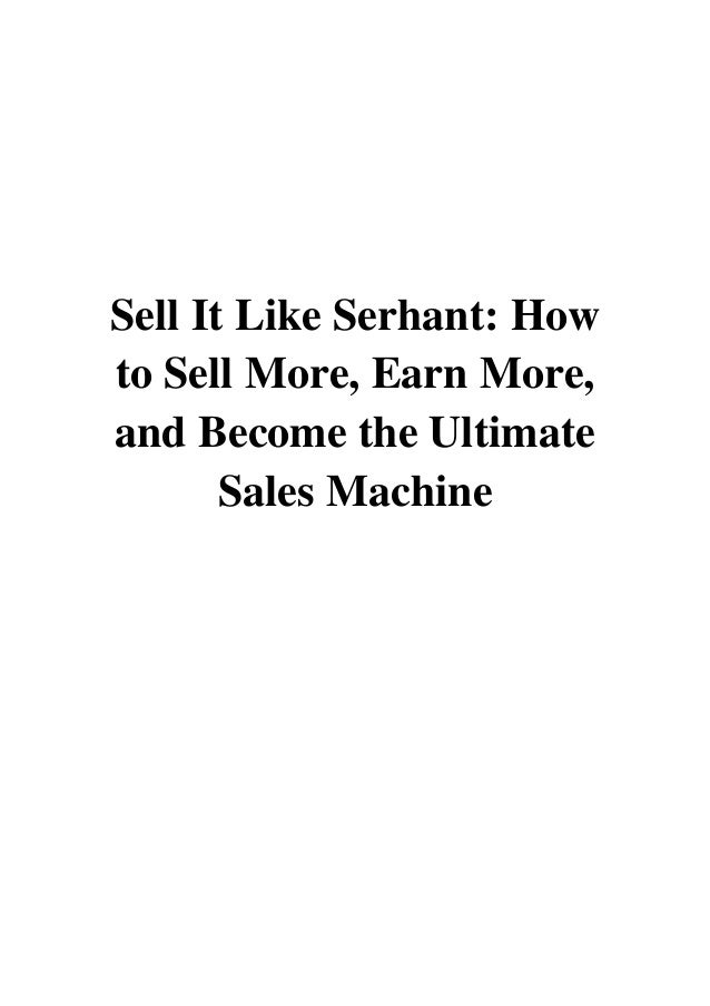 sell it like serhant pdf free download