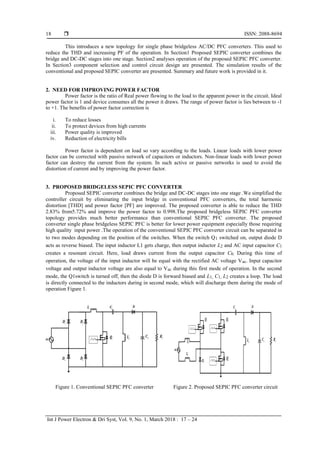 A Novel Single Phase bridgeless AC/DC PFC converter for Low Total ...