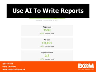 Use AI To Write Reports
 