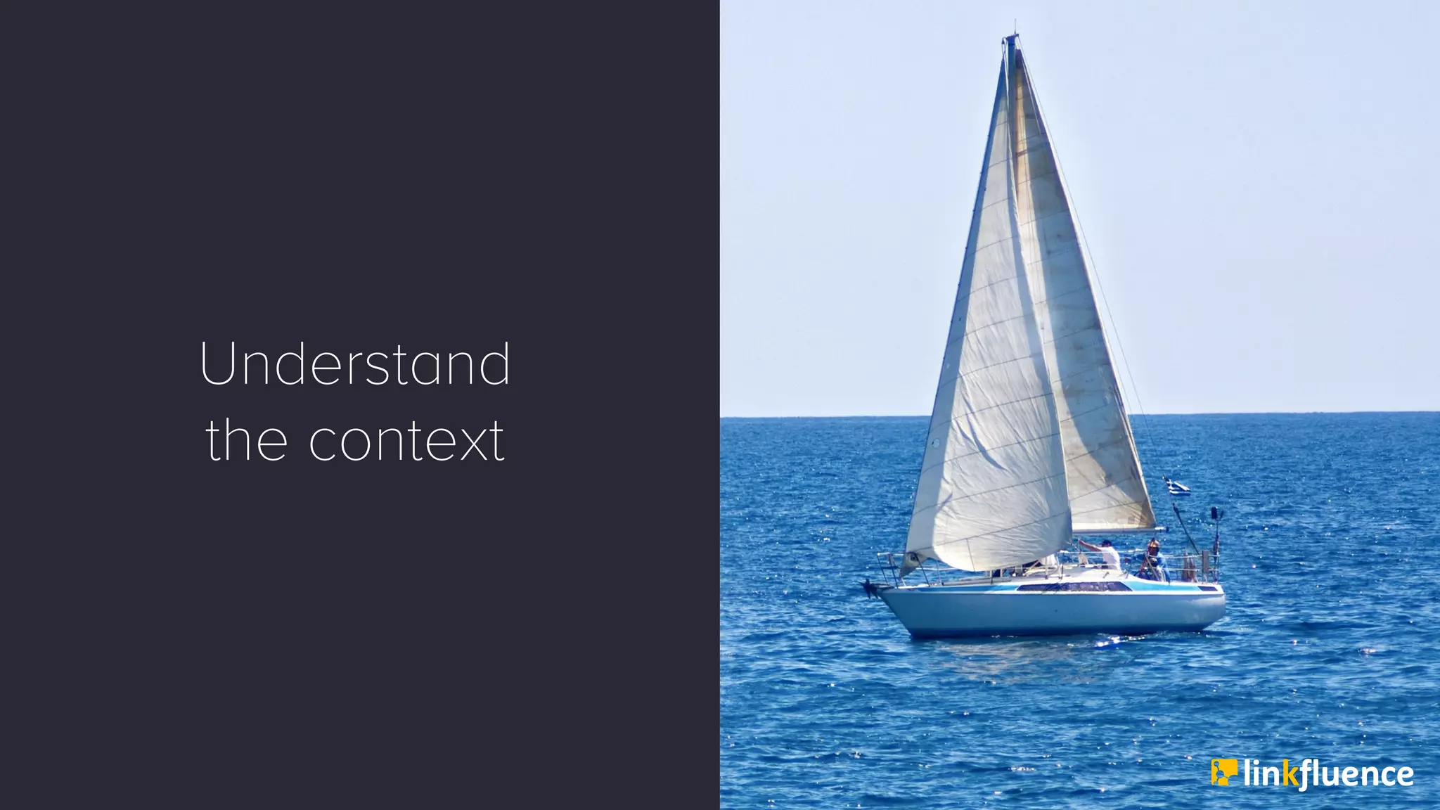 Understand
the context
 