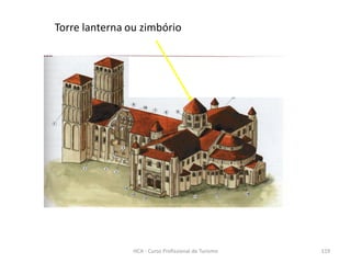 Torre lanterna ou zimbório
HCA - Curso Profissional de Turismo 119
 
