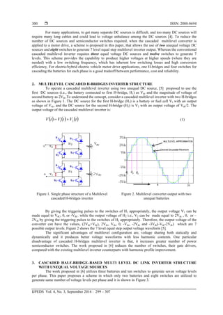 Multilevel DC Link Inverter with Reduced Switches and Batteries | PDF