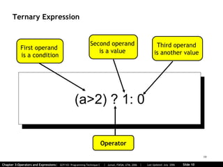 Operator & Expression in c++ | PPT