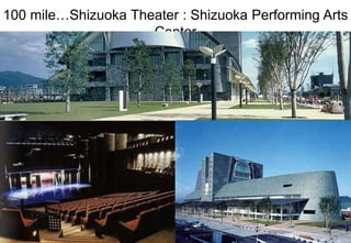 100 mile…Shizuoka Theater : Shizuoka Performing Arts
Center
 
