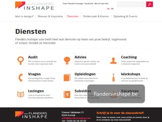 flandersinshape.be

 