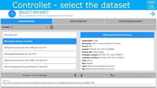 Controllet - select the dataset