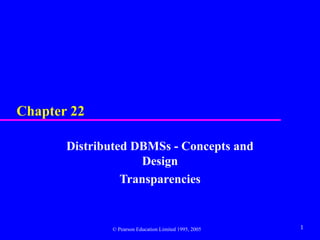 Comprehensive Concepts and Design of Distributed Database Management ...