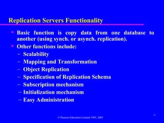 Comprehensive Overview of Database Replication and Mobile Databases | PPT