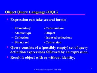 Comprehensive Overview of Object-Oriented DBMS Standards and Systems | PPT