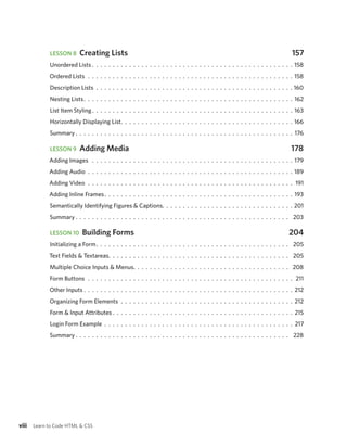 HTML and CSS | PDF image.