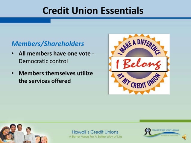 The Credit Union Difference Pptx