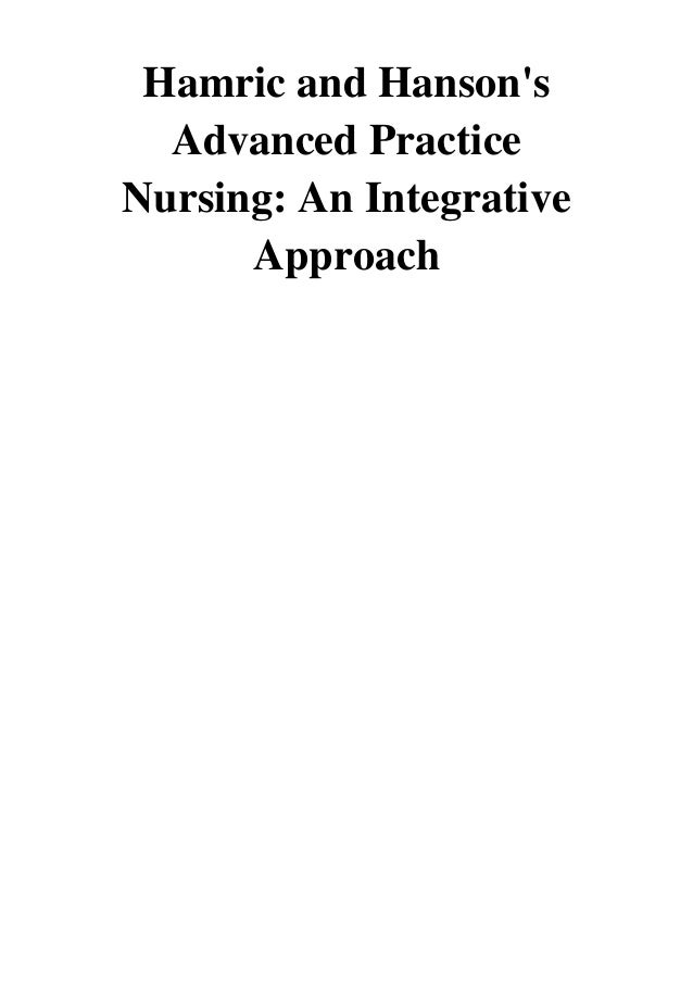 Hamric and Hanson's Advanced Practice Nursing PDF - Mary Fran Tracy PhD