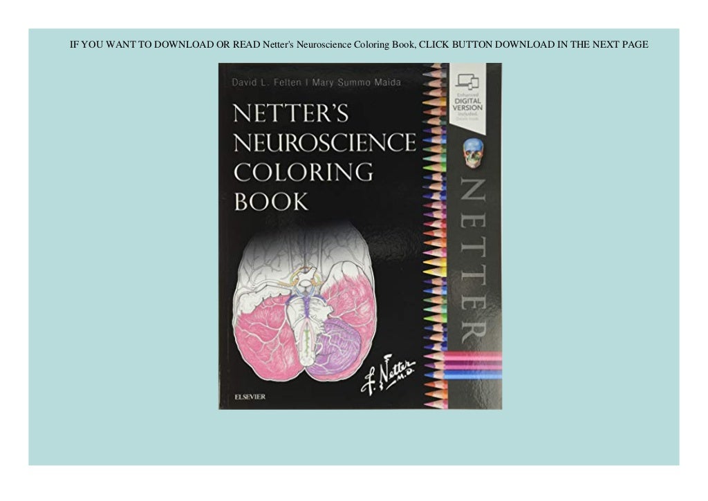[PDF] Download Netter's Neuroscience Coloring Book