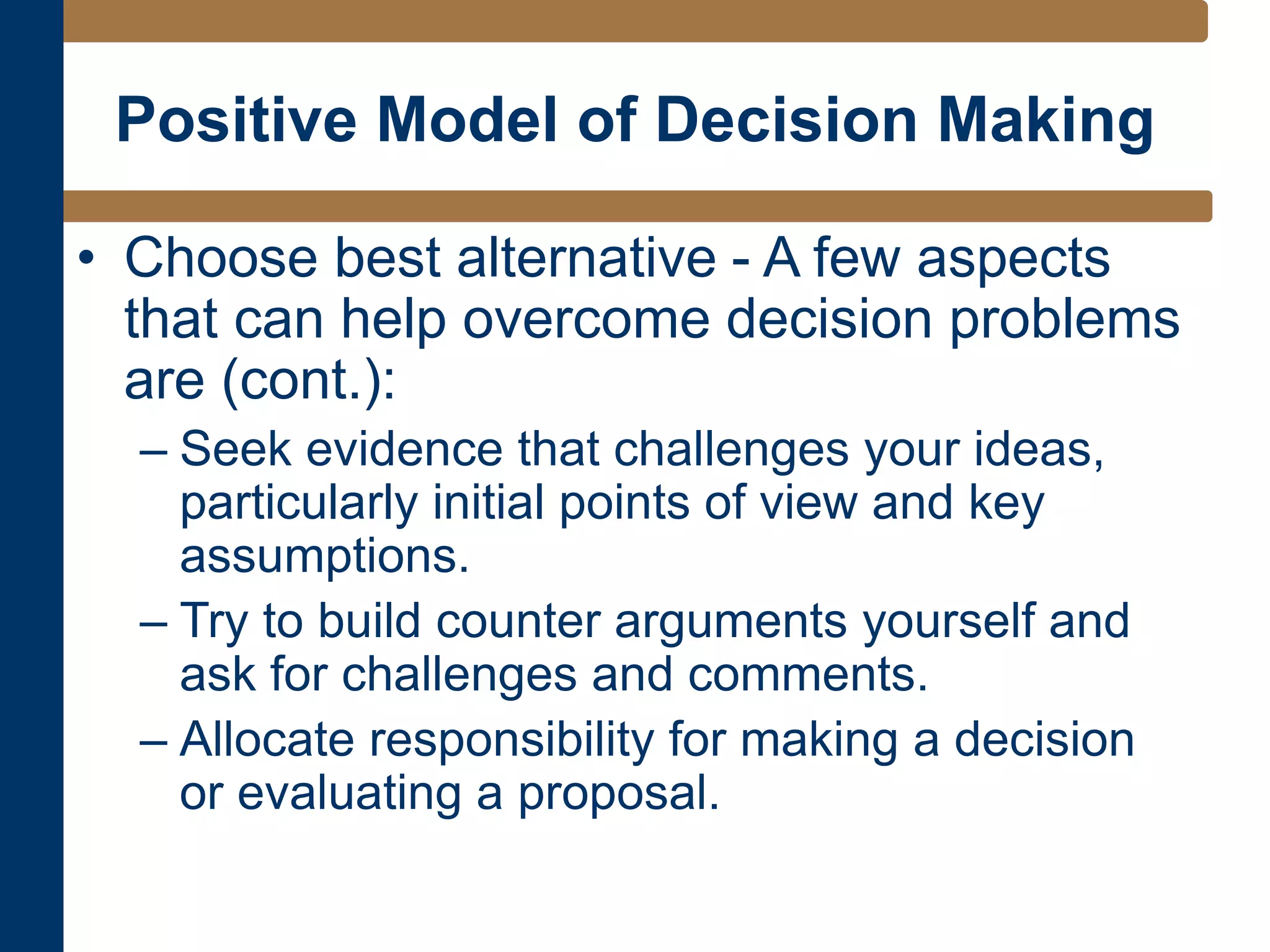Decision Making | PPT
