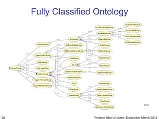 Fully Classified Ontology




                                                     35 FG




20                   Protege Short Course::Dumontier:March 2012
 