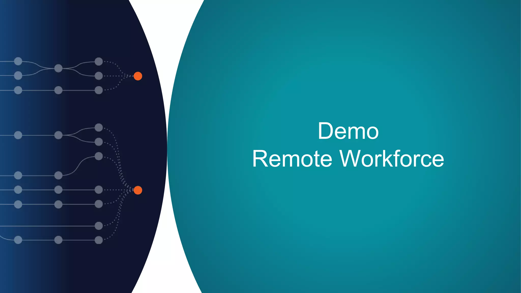 Demo
Remote Workforce
 
