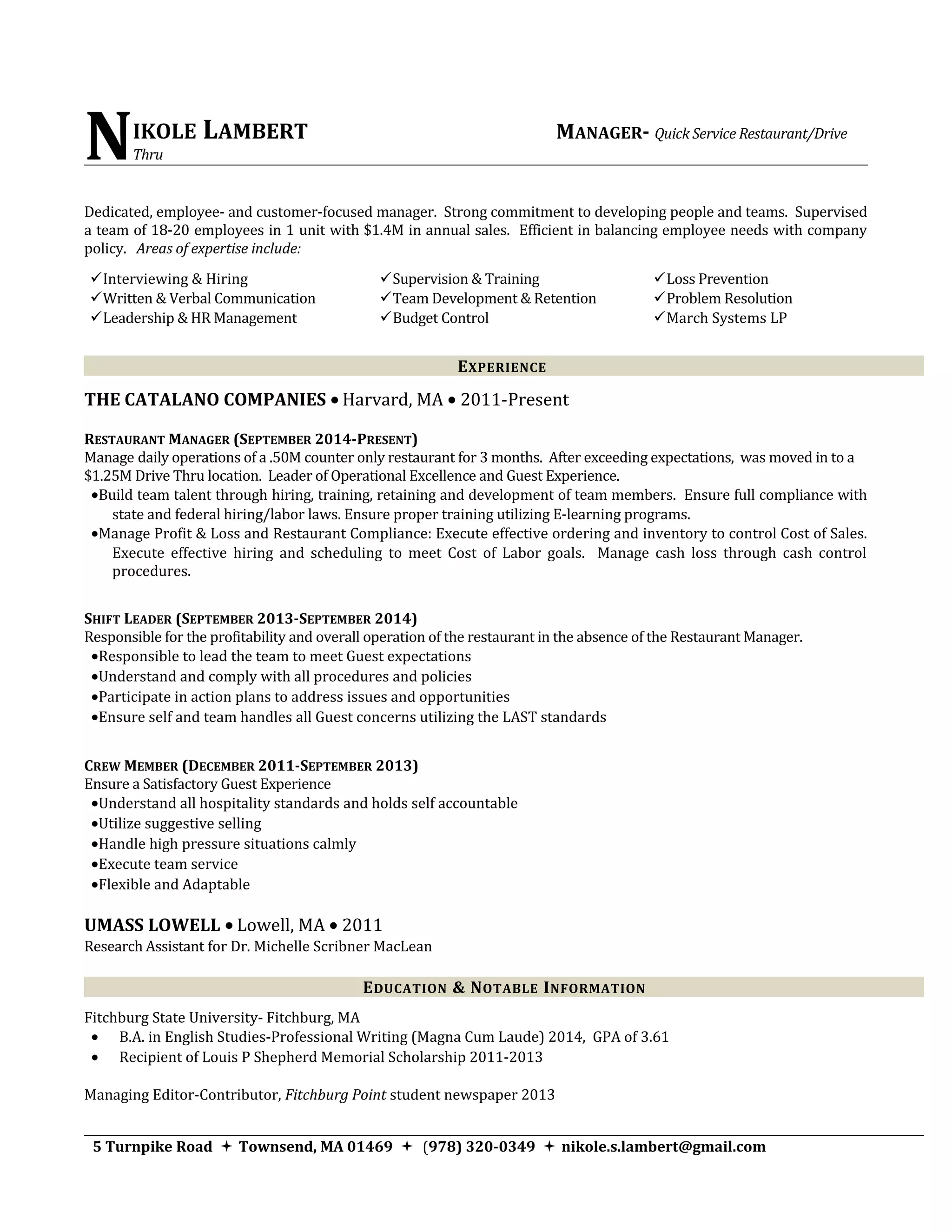 nikole lambert resume PDF - Nikole Lambert Resume 1 2048 