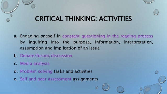Autonomy critical thinking picture