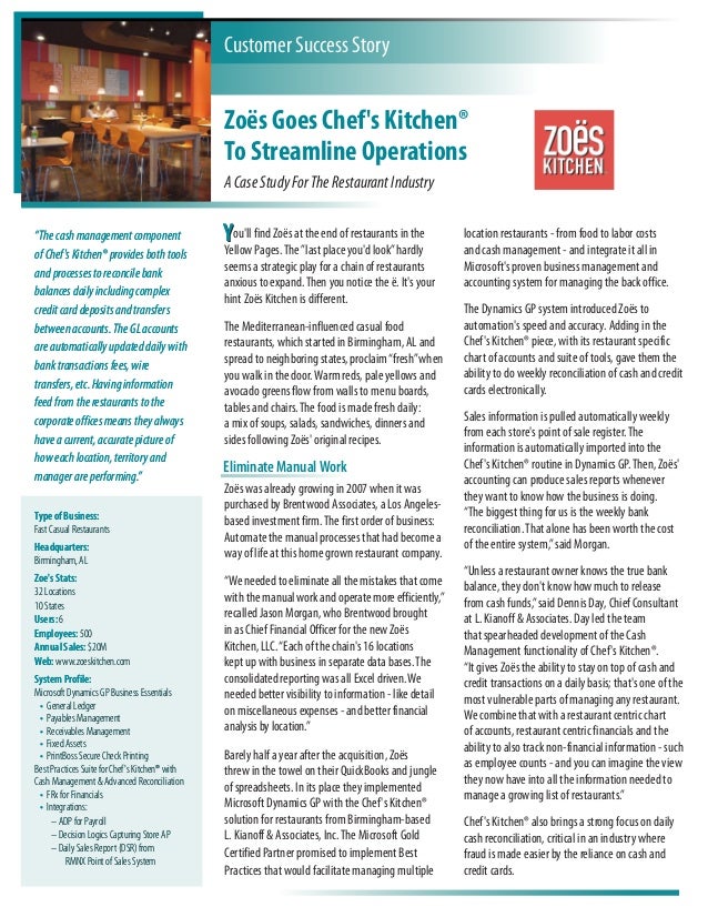 kianoff s zoes kitchen case study