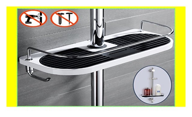 Duschstangen Ablage für Shampoo, Conditioner, Seife, Ohne Zu Bohren,…