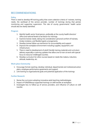 Post Training Asessment Report | PDF