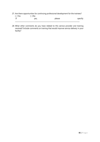 Post Training Asessment Report | PDF