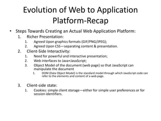 Basics of the Web Platform | PPTX