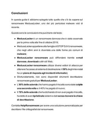 Come Decriptare MedusaLocker E Quanto Costa Recuperare I Dati.pdf