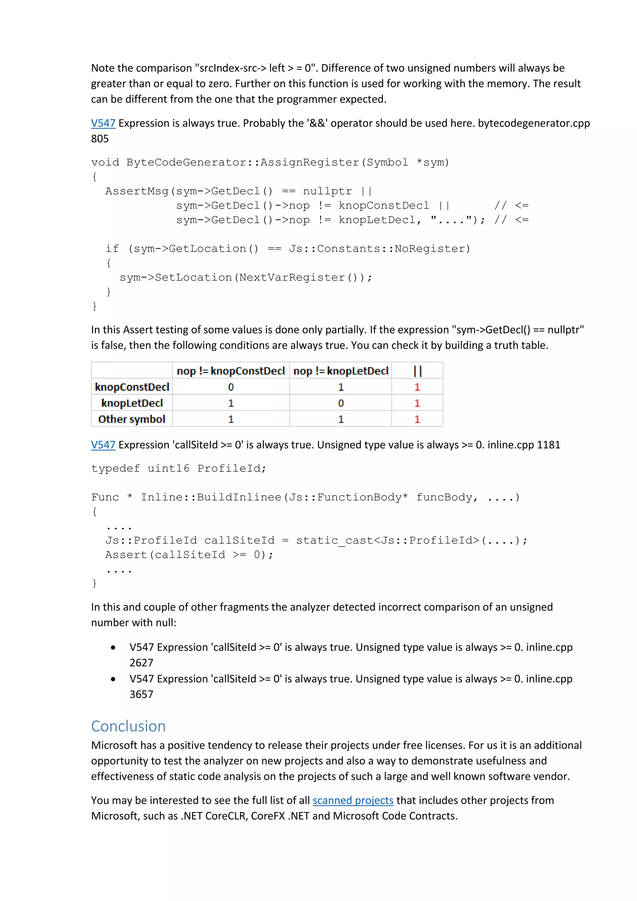 ChakraCore: analysis of JavaScript-engine for Microsoft Edge | PDF