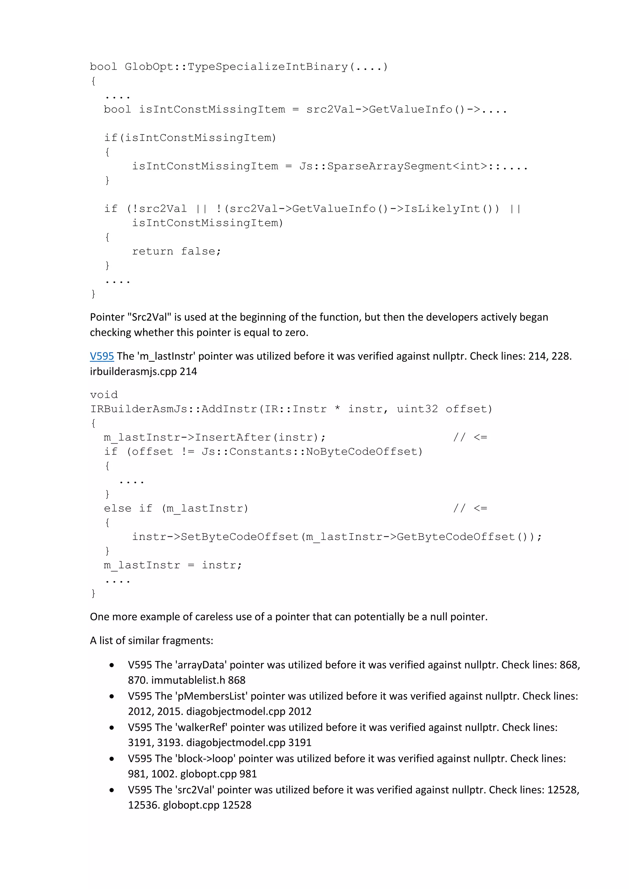 ChakraCore: analysis of JavaScript-engine for Microsoft Edge | PDF