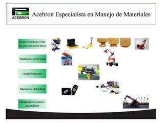 Acebron Especialista en Manejo de Materiales
 