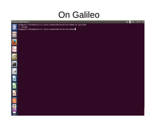 On Galileo
 
