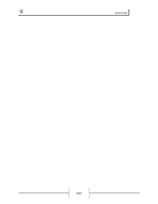 ACRONYMS
XXV
 