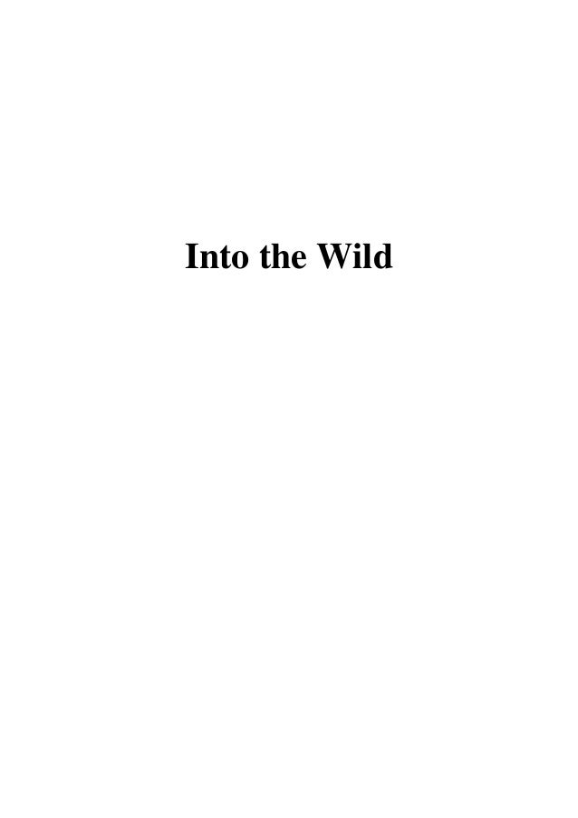 Into The Wild Pdf Jon Krakauer Into The Wild Pdf Jon Krakauer