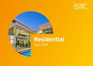 Residential
April 2019
 
