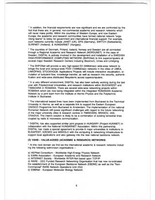 Education and Research Networks - 1997 - JENC