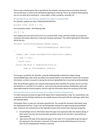 Introduction to Roslyn and its use in program development | PDF