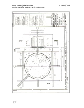 David Jukes-Hughes RIBA MRAIC 1st
February 2008
Portfolio of Working Drawings: Tsing Yi Station: CAD
17/23
 