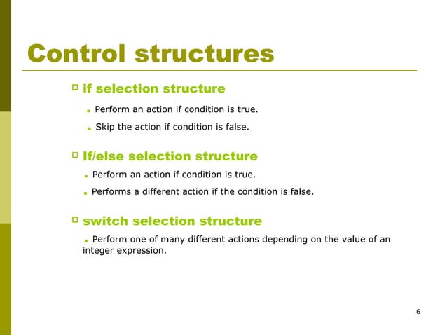 03a control structures | PPT