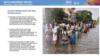 Climate Change 2022: Impacts, Adaptation and Vulnerability | PPTX