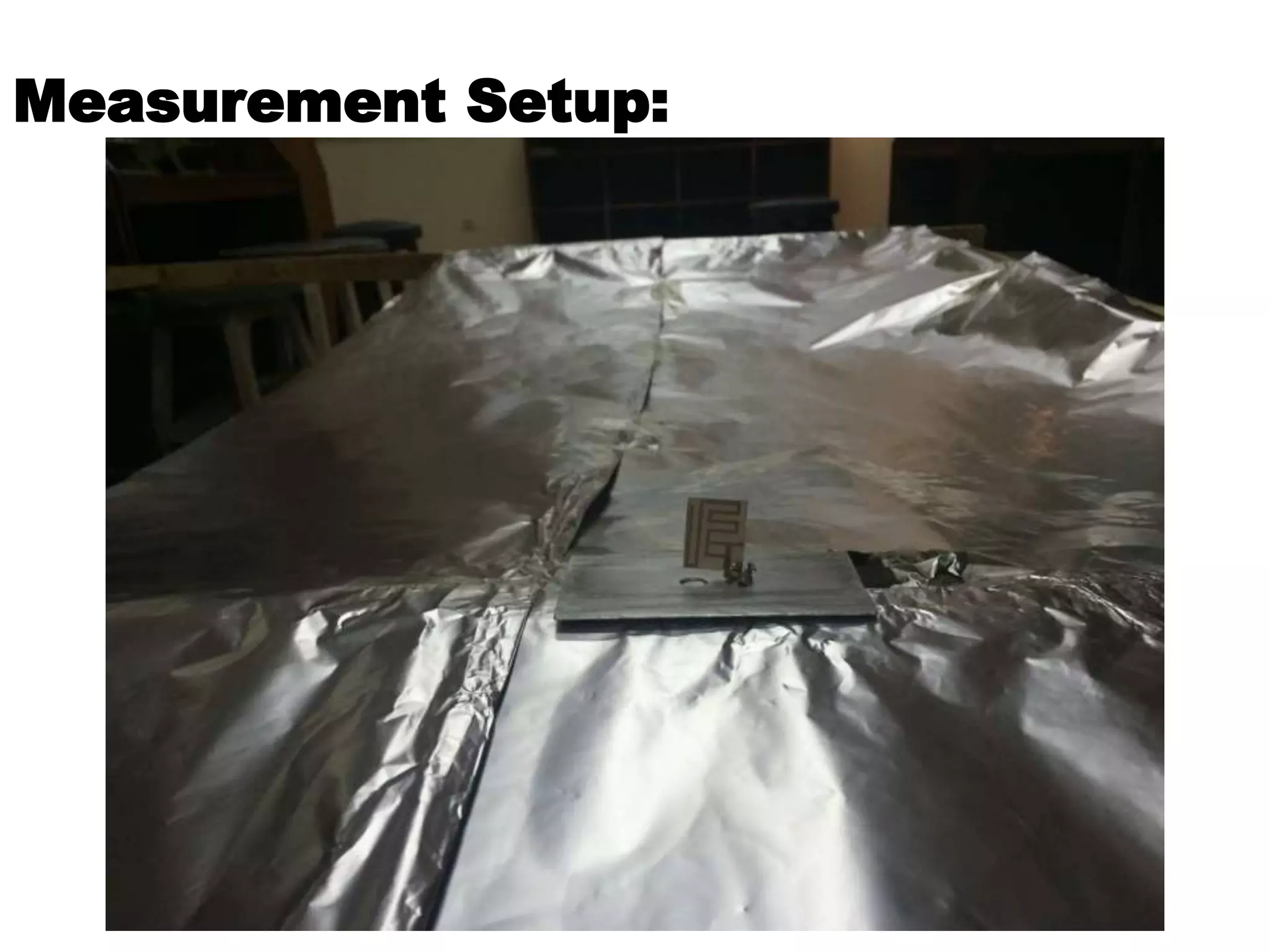 Measurement Setup:
 