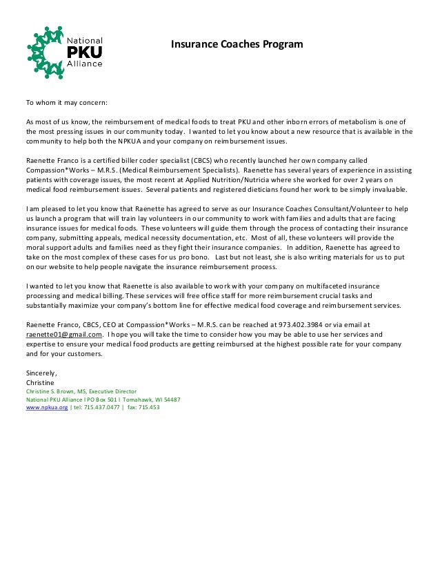 cover letter reimbursement to whom it may concern insurance letter images cover letter reimbursement to whom it may concern insurance letter images