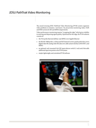 PathTrak™ Video Monitoring System for Cable TV | PDF