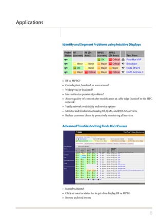 PathTrak™ Video Monitoring System for Cable TV | PDF