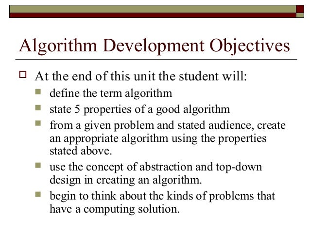 03 algorithm properties
