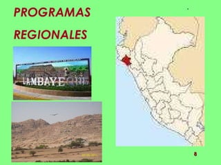 PROGRAMAS REGIONALES 