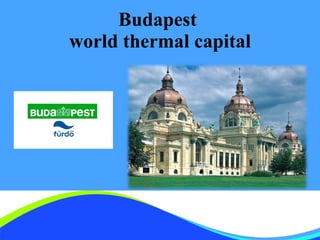 Budapest   world thermal capital Budapest Gyógyfürdői  Zrt. 
